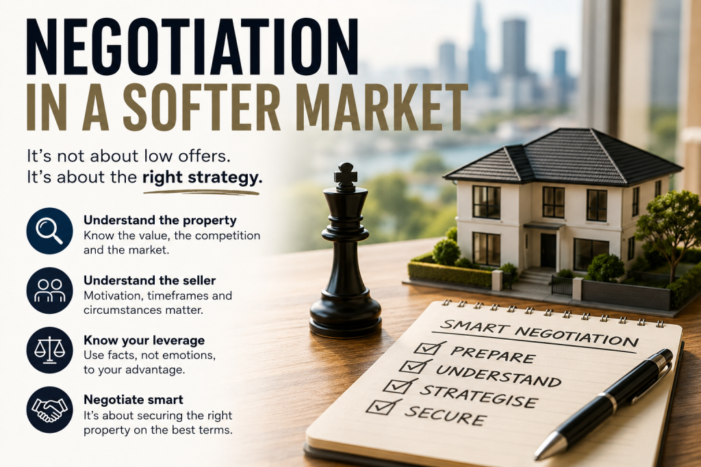 Negotiation Strategy in a Softer Brisbane Market | The Home Buyer Helper